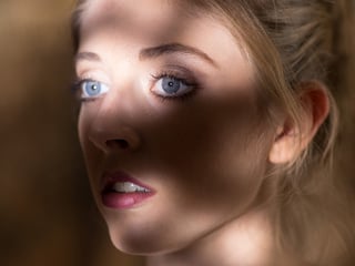 Needy medieval maid touching herself