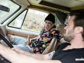 Gay hitchhiker fucking motorhome owner - Bo Sinn and James Fox
