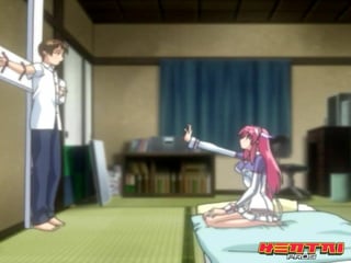 Huge titted hentai girl lost her virginity with creampie