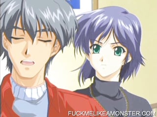 Big tit anime whore gets railed