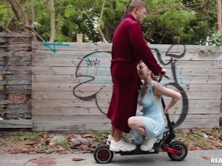 Blake Blossom cruisin' on the street and finds a hard cock