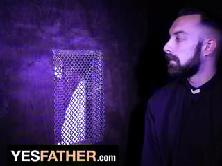 YesFather - Lusty Stud Confessed On Priest About His Sexuality Gets Fucked