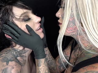 Evilyn Ink destroys Misha during a sexy energetic fuck!