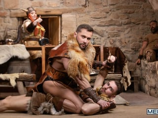 Viking warriors enjoys some gay banging