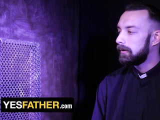 YesFather - Catholic Boy Dakota Confesses His Naughty Sins To Father Johnny