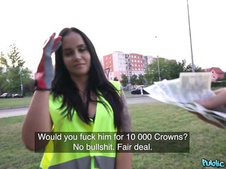 Litter Picker Fucked in the Woods