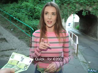 Skinny European Model Babe Blasted for a Few 100 Euros