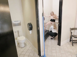 Finding 2 chix Lezzin always means they're into Cock