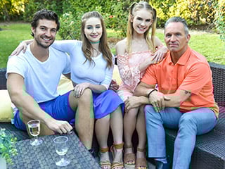step daughter Pussy Swapping Party - Natalie Knight
