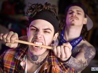 Gay musicians have bareback anal - Dex Parker , Sunny D