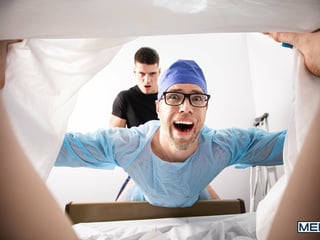 Perv husband fucks doc while his wife is delivering!! - Alex Mecum , Malik Delgaty