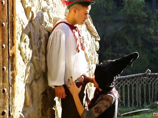 Hansel gets fucked by the ugly witch