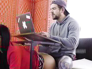 Latina StepMom Fucked In The Ass During Home Office