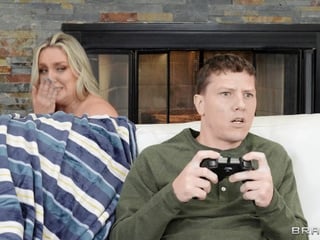 Busty Hot Ass Hollywood tasting his stepson friend's cock