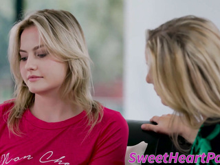 Young pretty dyke seeks comfort in mature womans touch