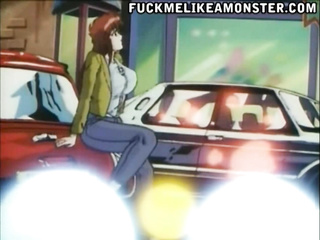 Anime strapon fuck threesome