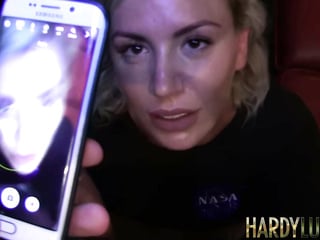 British inked blondie Yuffie doggystyle fucks before blowjob