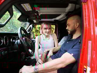 TS Claire Tenebrarum enjoys riding Cliff Jensen's big cock