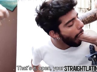 Horny straight jock ass fucked bareback in passionate 3way