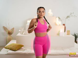 Weird yoga lesson with PAWG Ariana Van X