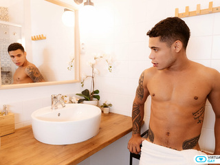 Hard in the Bathroom