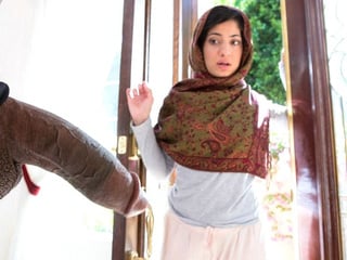 Hijab teen getting some black dick