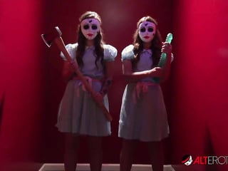 Ghost Twins fucked by an even Creepier Chap!