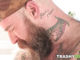 Sexy hunk Donnie Argento gets hardcore ass fucked doggystyle