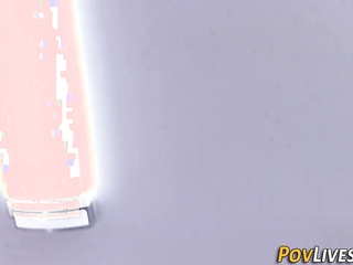 Teen in lingerie loves cock pleasing her well