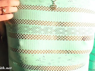 Jeny Smith's transparent dress