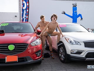 Hot Car Salesman Seduces Customer for Life Savings