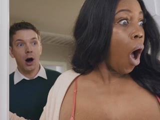 Brazzers - Spoiled Brat And step dad's BBW Girlfriend