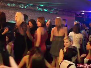 Party girls having a wank