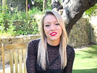 Ashley, the beauty from Cassis, sucks like a boss!