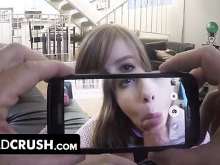 Dad Crush - Hot Teen Stripped Naked In Front Of Stepdad