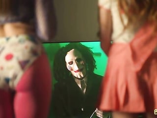 Do You Want To Play A Game, Stepbro? - Myra Moans and Megan Marx - HALLOWEEN PORN EDITION