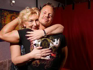 German grandma fucking with a muscled toy boy