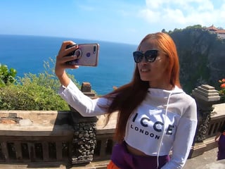 Bali vacation trip visiting a national park with hot amateur sex once home