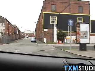 Cute twink picked up and slammed while traveling to class