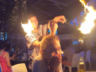 Travel with this Asian European amateur couple around the world