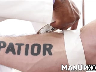 Horny doctor pleases his patient for himself