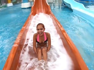 Waterpark fun and sex at home after with hot Thai girlfriend