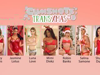 GroobyDVD: Cumshots Trans Xmas #3