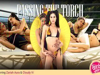 TGIRLS PORN - Cloudy Vi & Zariah Aura Much Awaited Fucking