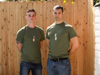 Kyler Drayke fucks Robert Law raw with his big cock