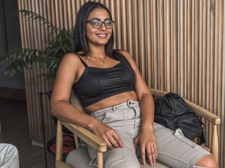 Nerdy college latin teen with glasses turns the casting set on FIRE!!!