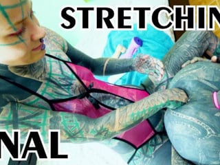 Anuskatzz FEMDOM anal FISTING tattooed sissy - Toys, anal gapes, prolapse, squirt, cumshot