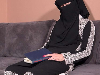 Punishing a disobedient babe in niqab