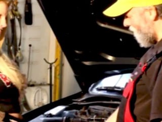Paying with sex to get her car fixed