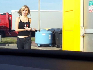 Gas station escort fuck
